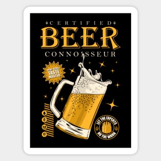 Certified Beer Connoisseur Magnet